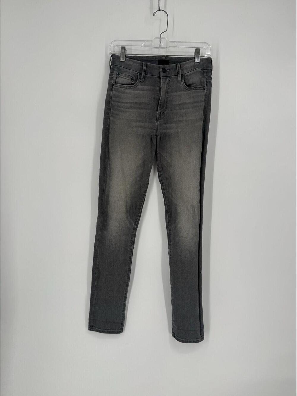 Mother jeans 25 gray high waisted looker skinny stretch denim designer casual